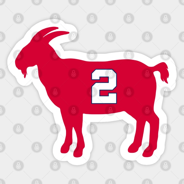 Moses Malone Philadelphia Goat Qiangy Sticker by qiangdade